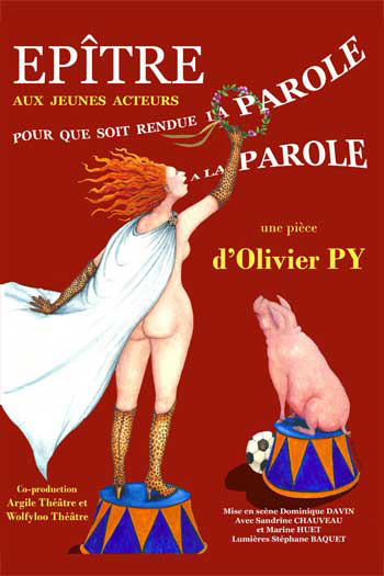 Affiche Epître Argile Théâtre