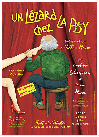 un lezard psy argile theatre